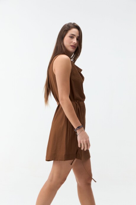 VESTIDO AMALIS Marrón