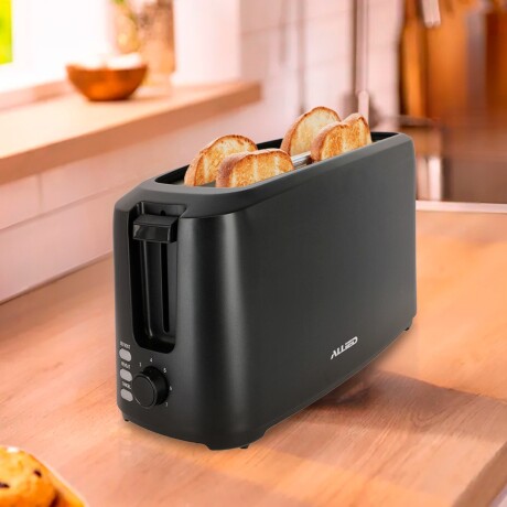 Tostadora De 4 Panes Allied Al-To4S 1450W Universo Binario NEGRO