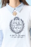 Remera escudo yorugua blanco