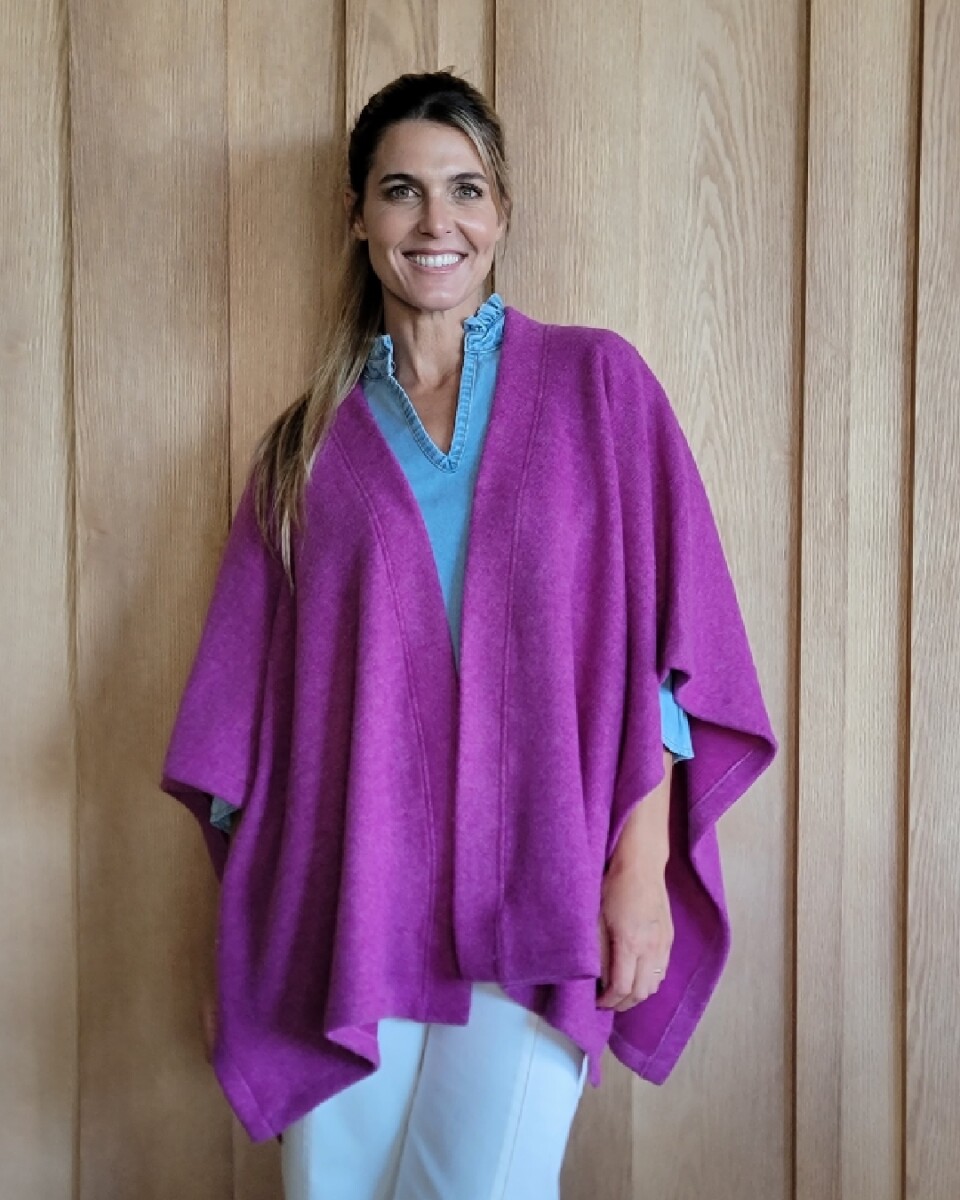 Ruana Cerdeña - Magenta 