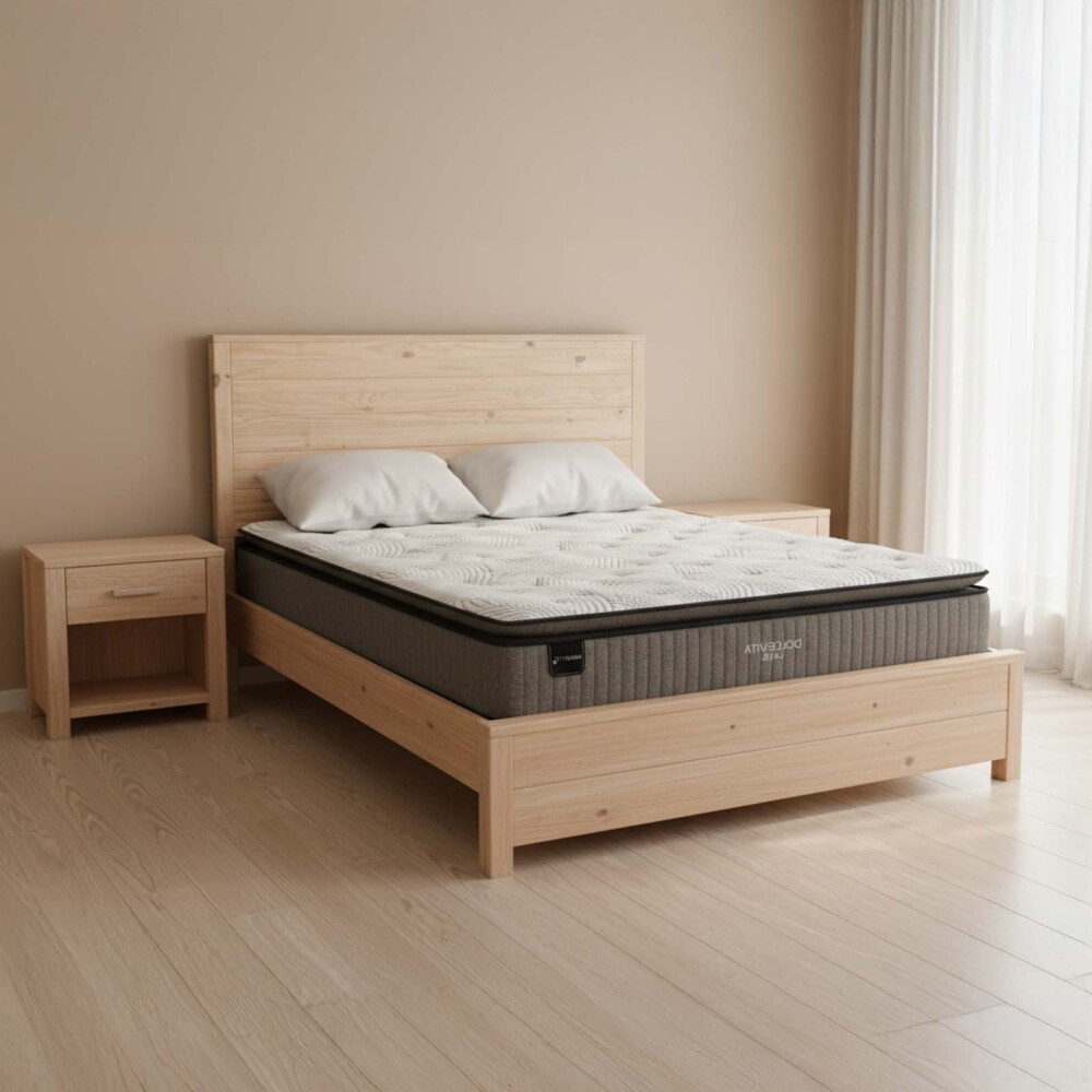 COLCHÓN SUPER KING RESORTESPOCKET GRIS DOLCEVITA