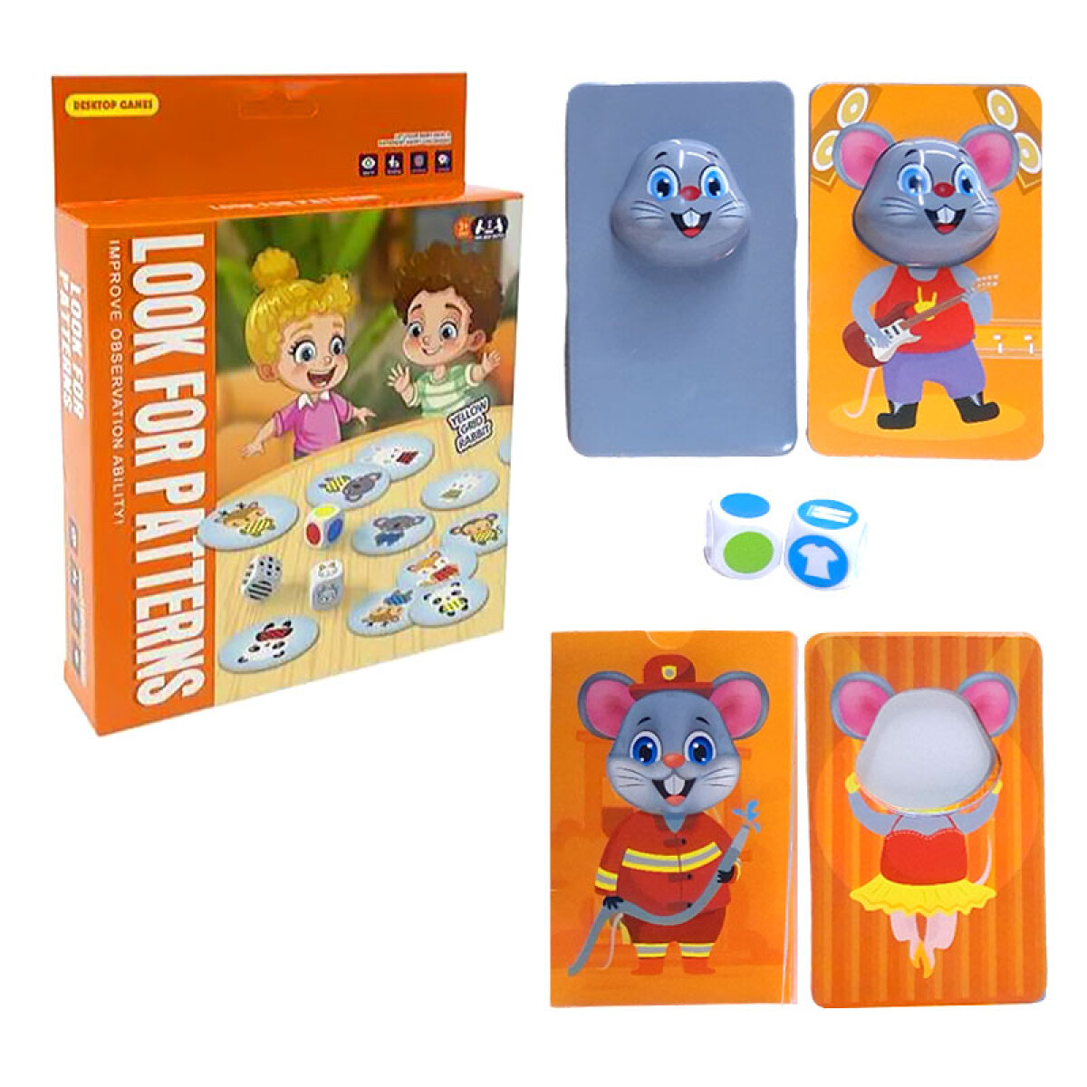 Juego de mesa didáctico educativo ratón intercambiable - Juego De Mesa Didáctico Educativo Ratón Intercambiable 