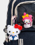 Marroquinería Licencias Mochila Multipocket "hello Kitty" - Azul Gastado