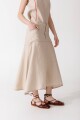 PRE VENTA FALDA POMELA Beige