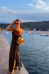 Blue Lagoon Dress Negro / Caramel