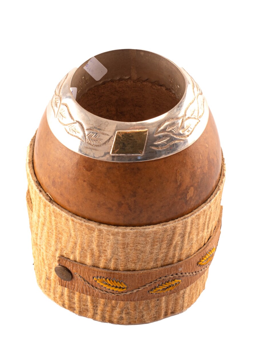 Mate - Plata y oro 9 con posa mate 