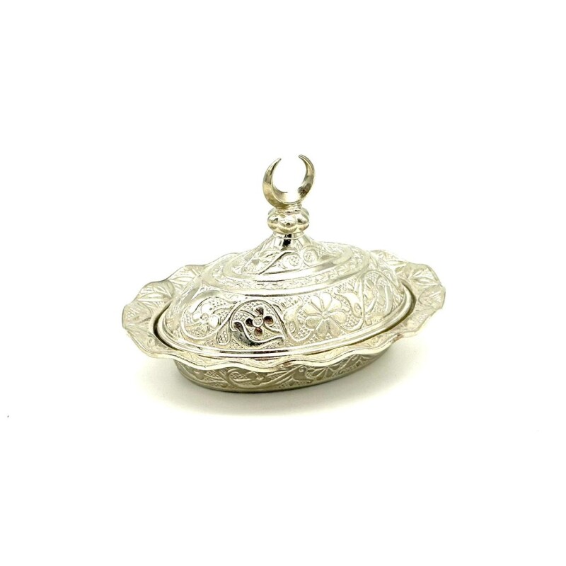 Mini Tajine metal plateado Mini Tajine metal plateado