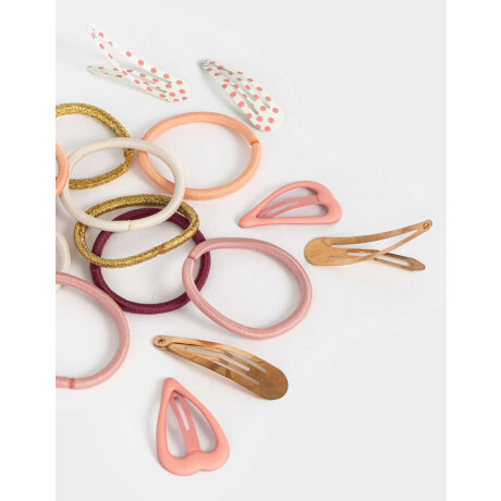 Set De Accesorios De Pelo Combinacion Multicolor