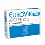EUROVIR 800 MG. CJ X 5 COMPRIMIDOS única
