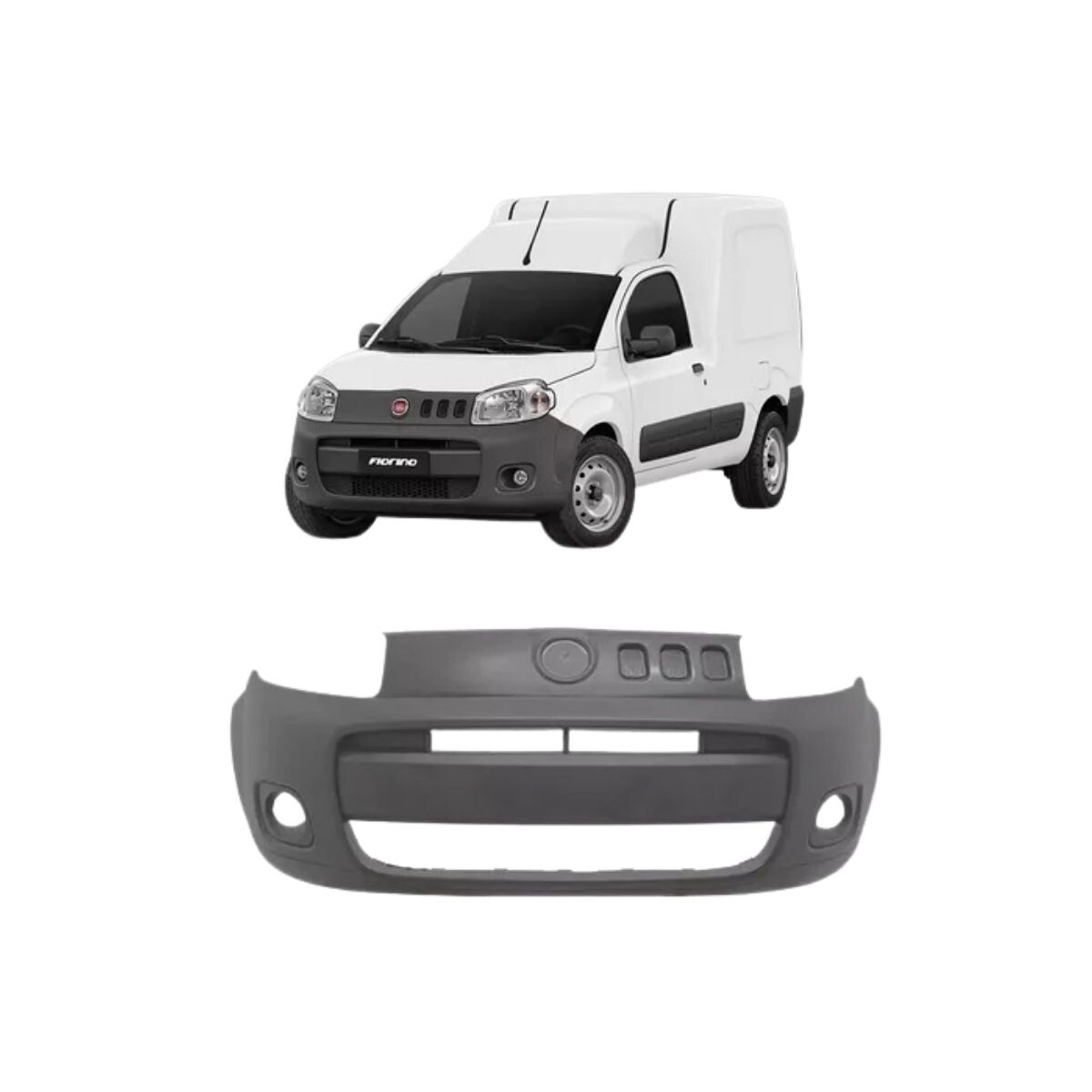 PARAGOLPE DELANTERO PRIMER CON TAPA CAMINERO 