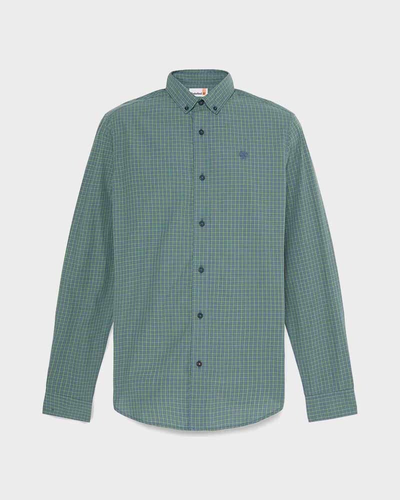 Camisa Micro Plaid Poplin Hombre 4469