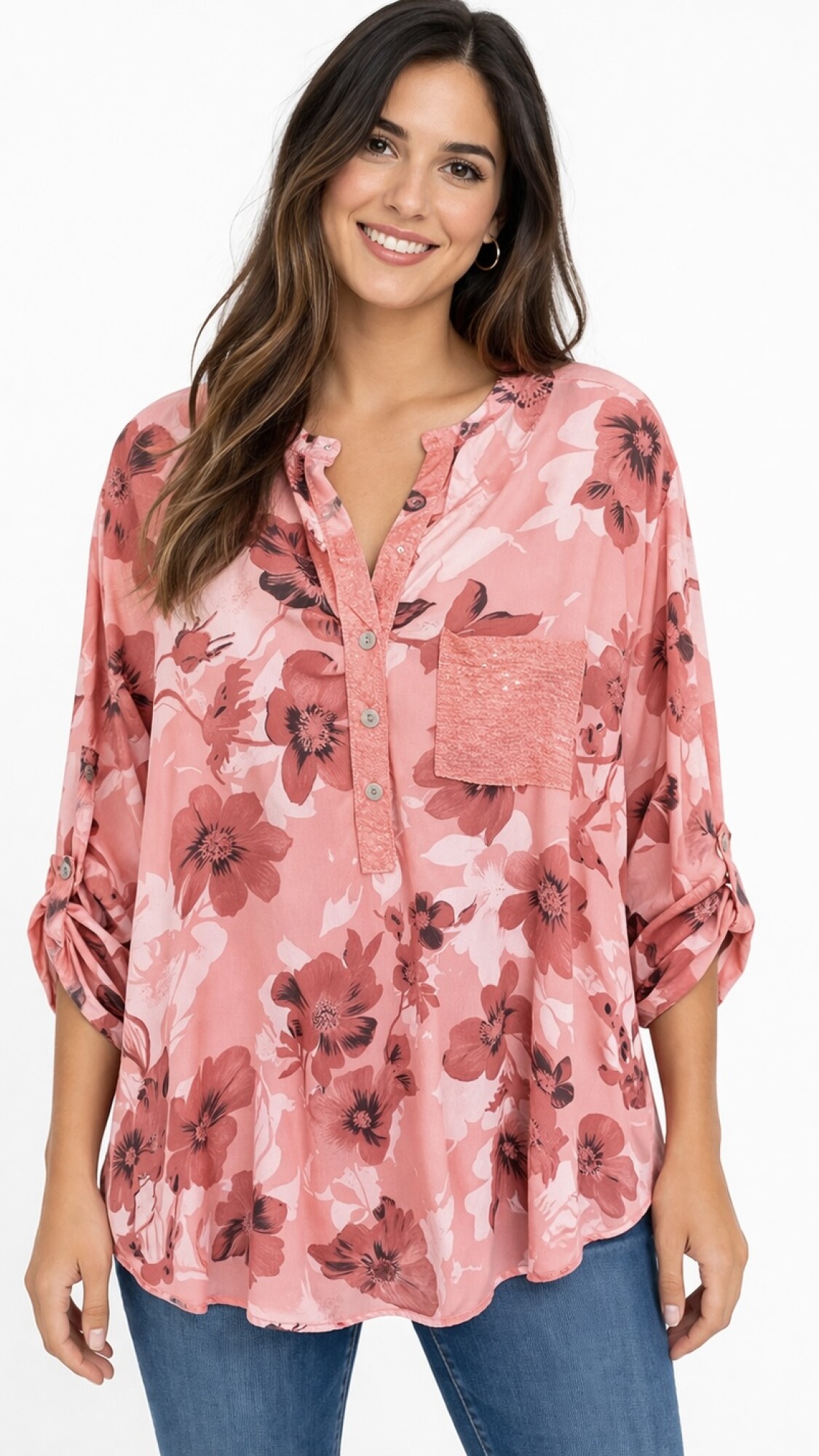 Blusa Amelia Rosa