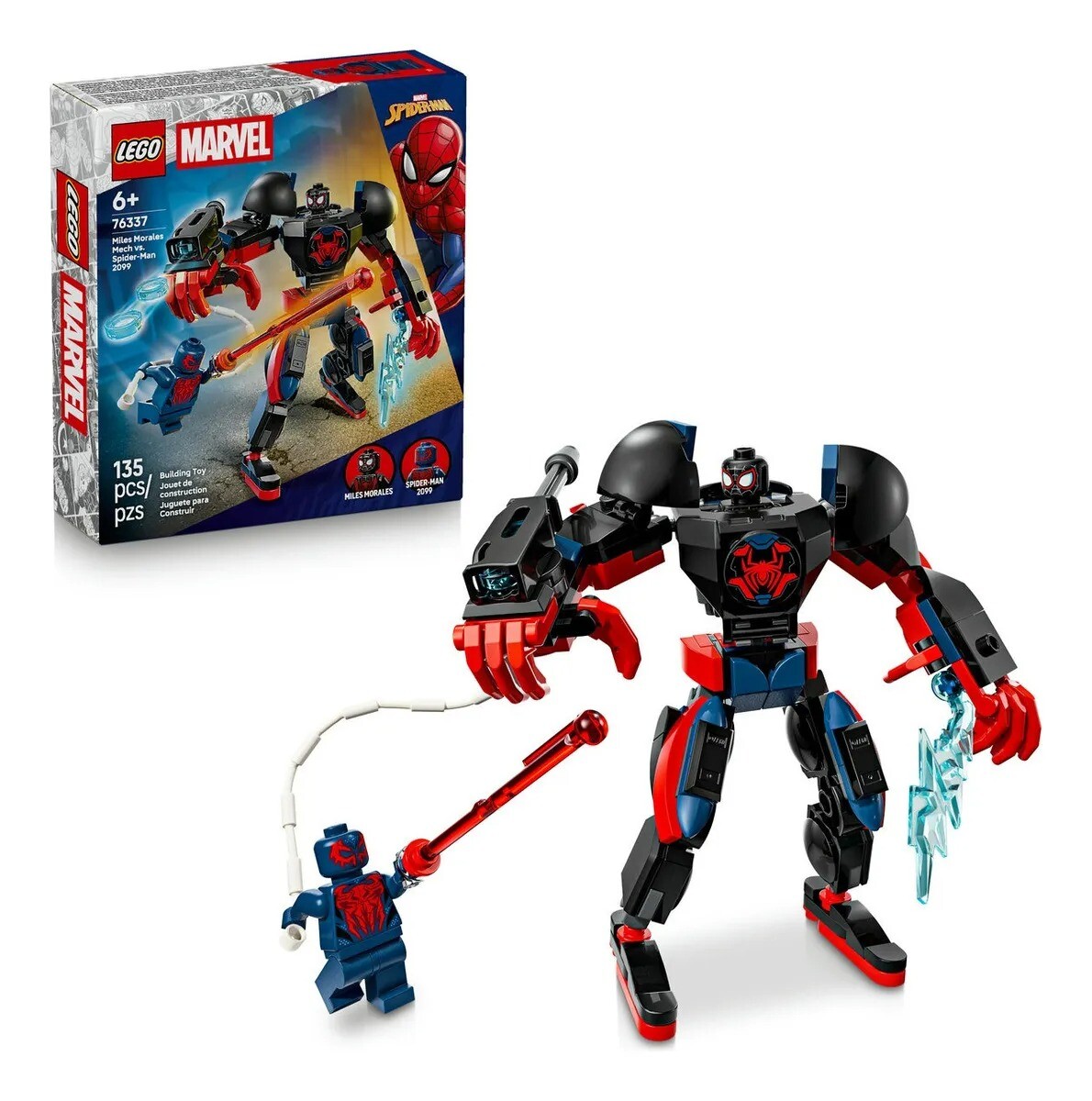 Lego® Armadura De Miles Morales Vs. Spider-man 