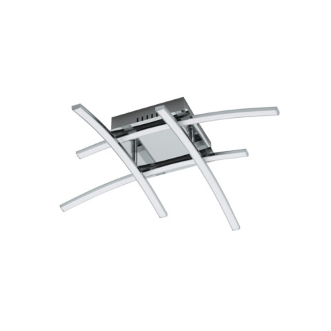 Lámpara de techo LED acero cromado 20W IP20 NEVADO EG1146