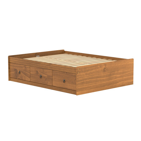 Cama 2 Plazas Linea Naturale C/cajones ROBLE