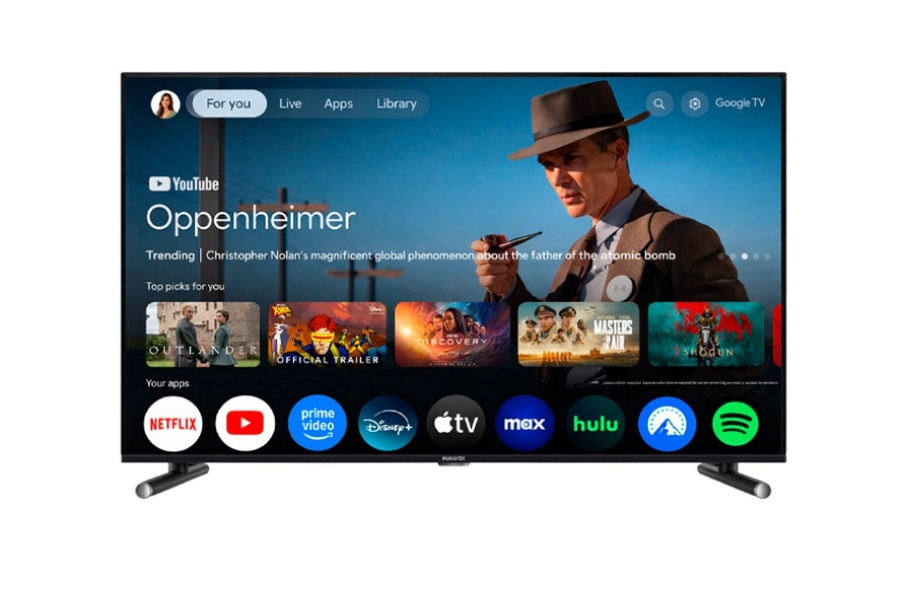 Smart TV Panavox 40" Full HD Google TV 