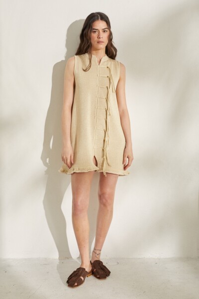 VESTIDO BROTE Crudo