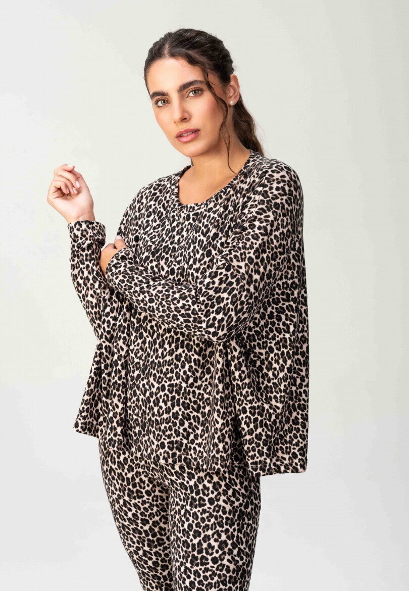 Remera Popi Animal print