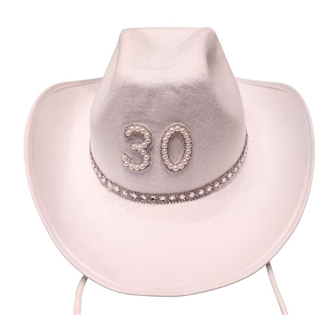 Sombrero Cowboy N°30 Blanco