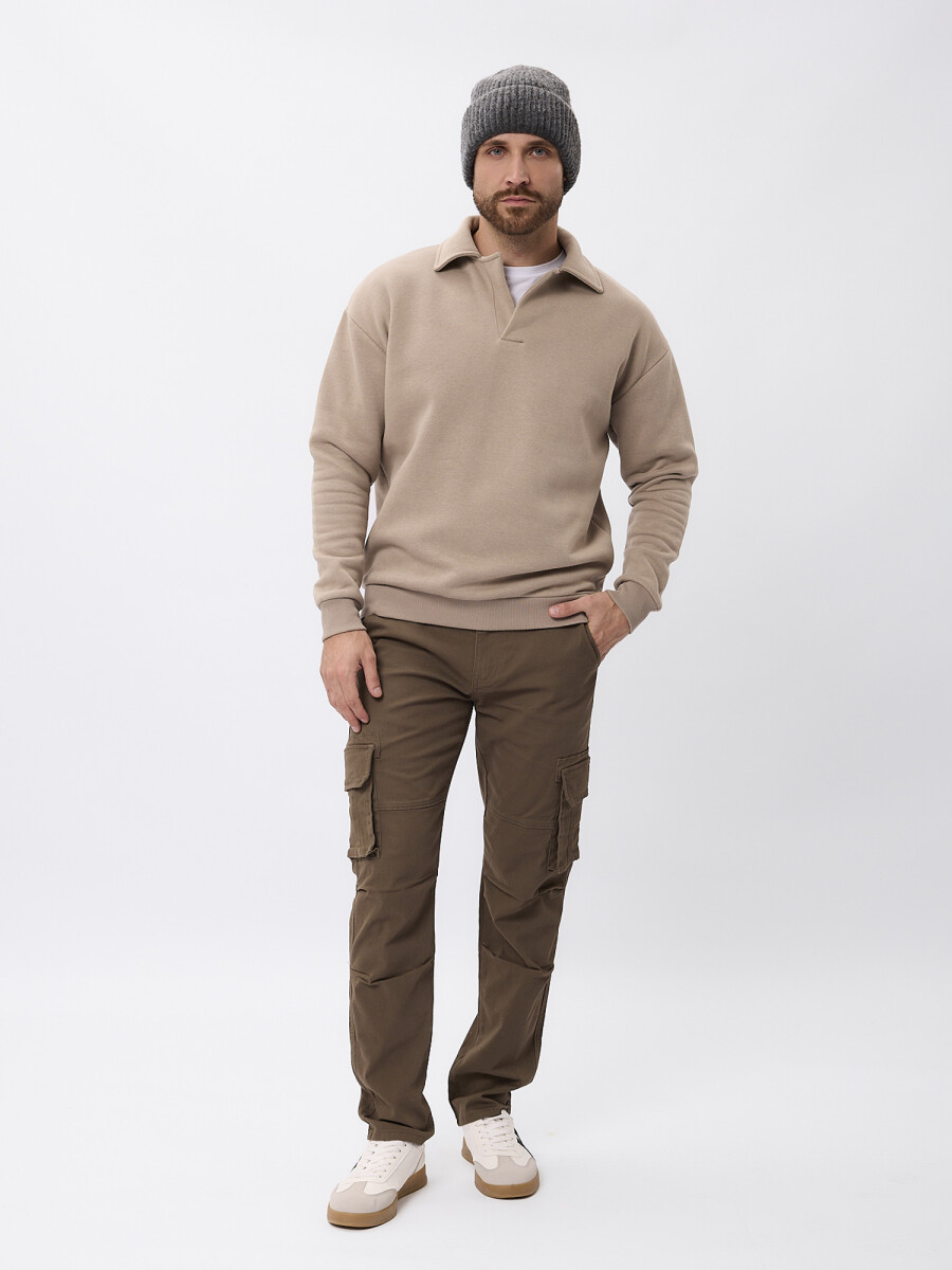 Pantalon cargo Ryder - oliva 