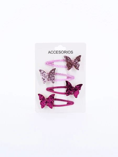 SAPITOS MARIPOSA PACK X 4 ROSADO