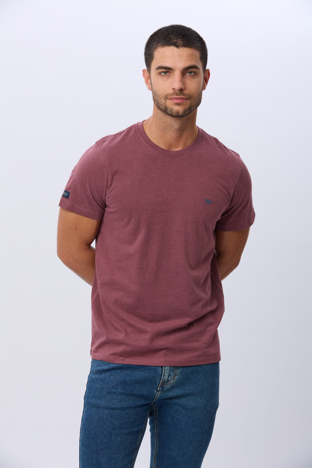 REMERA DE ALGODÓN Bordo