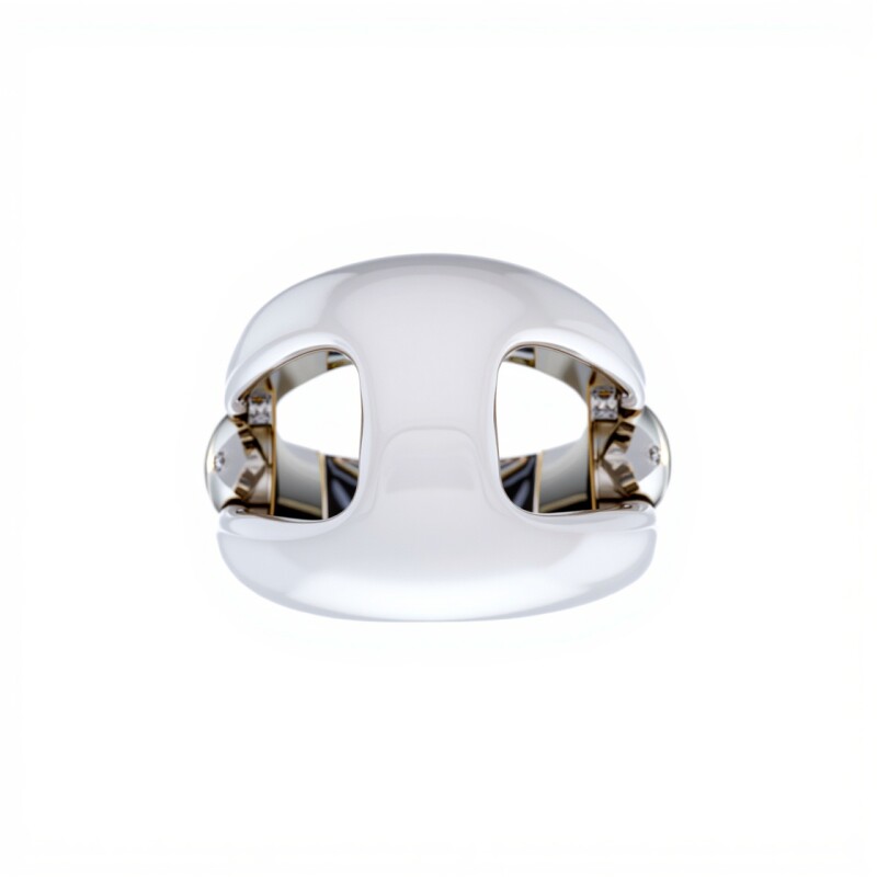 Anillo Hermes-Plata 925 Inflada-Sin Piedra-AN3034 sinpiedra