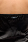 TOP HALTER SATIN Negro