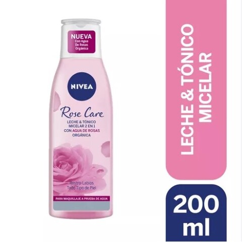 Rose care leche y tónico micelar Nivea Rose care leche y tónico micelar Nivea
