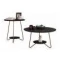 Set Mesa Ratona + Mesa Auxiliar Living Nordico Negro