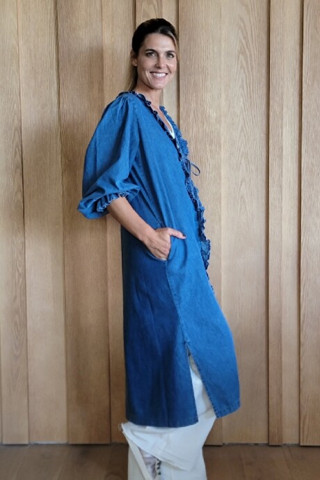 Kimono Almeja Denim Azul