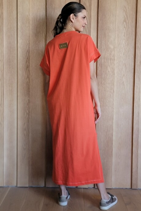 Vestido Agapanto Naranja