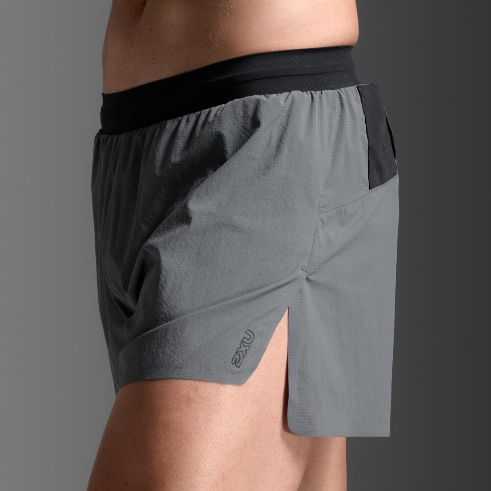 Short Running Light Speed Stash 5 Inch Short Hombre Turbulence/black Reflective