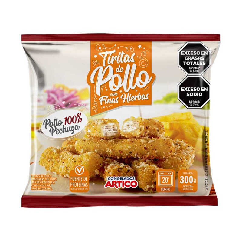 TIRITAS POLLO FINAS HIERBAS 300G TIRITAS POLLO FINAS HIERBAS 300G