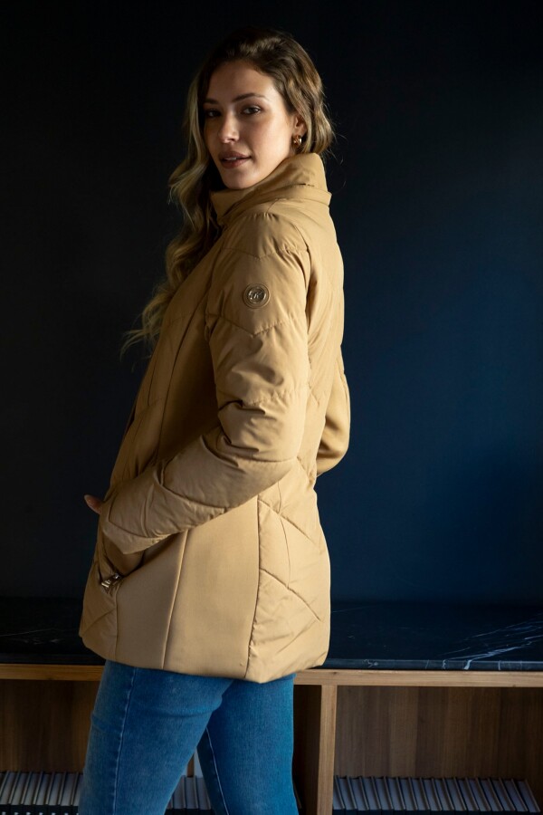Campera Abrigo Faux Fur TOSTADO