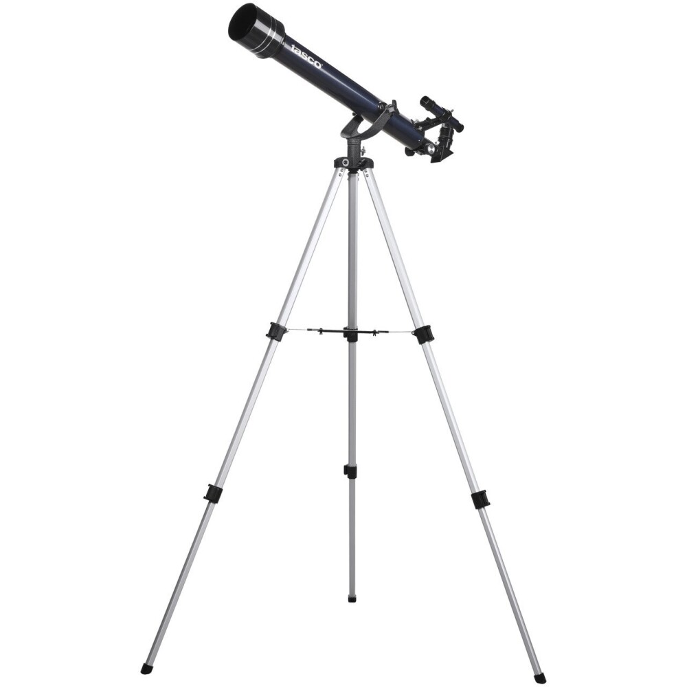 Telescopio Tasco Novice 60x700 mm – Refractor Azul con 402x y 6x24 TASCO - TELESCOPIO - 60 X 700 MM NOVICE BLUE REFRACTOR 402X MAG.6X24 FINDERSCOPE BOX