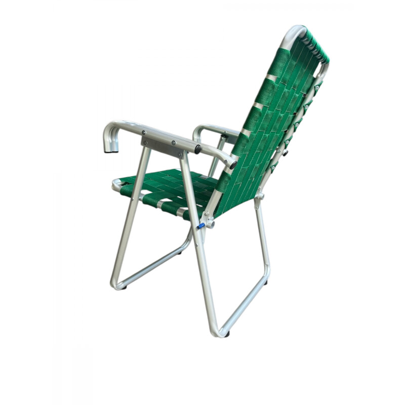 Silla plegable aluminio nacional Verde