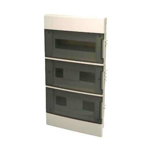 TABLERO EXT. PLASTICO DIN 36TM TRANSPARENTE TABLERO EXT. PLASTICO DIN 36TM TRANSPARENTE