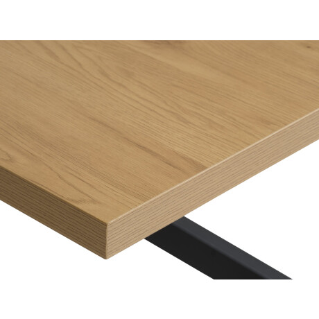 Mesa De Comedor Nortoft 95X200 Roble/Negro