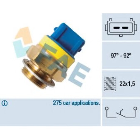 BULBO INTERRUPTOR - ELECTRO CITROEN PEUGEOT FIAT FACET 75122 97-92 FAE BULBO INTERRUPTOR - ELECTRO CITROEN PEUGEOT FIAT FACET 75122 97-92 FAE
