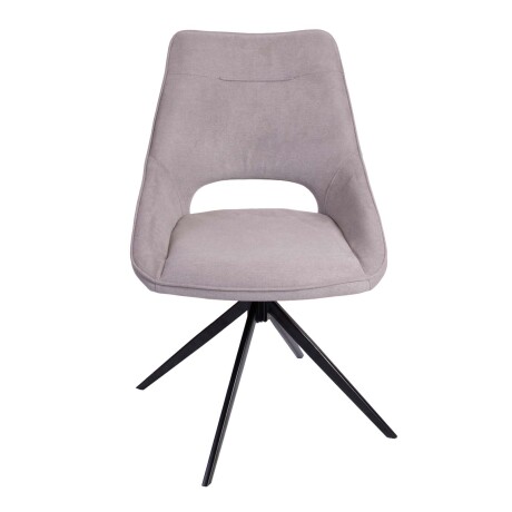 SILLA DE OFICINA TELA-Y-POLIPROPILENO GRIS CHRISTIE