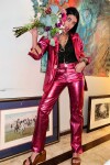Leather Jeans Galácticos Fucsia