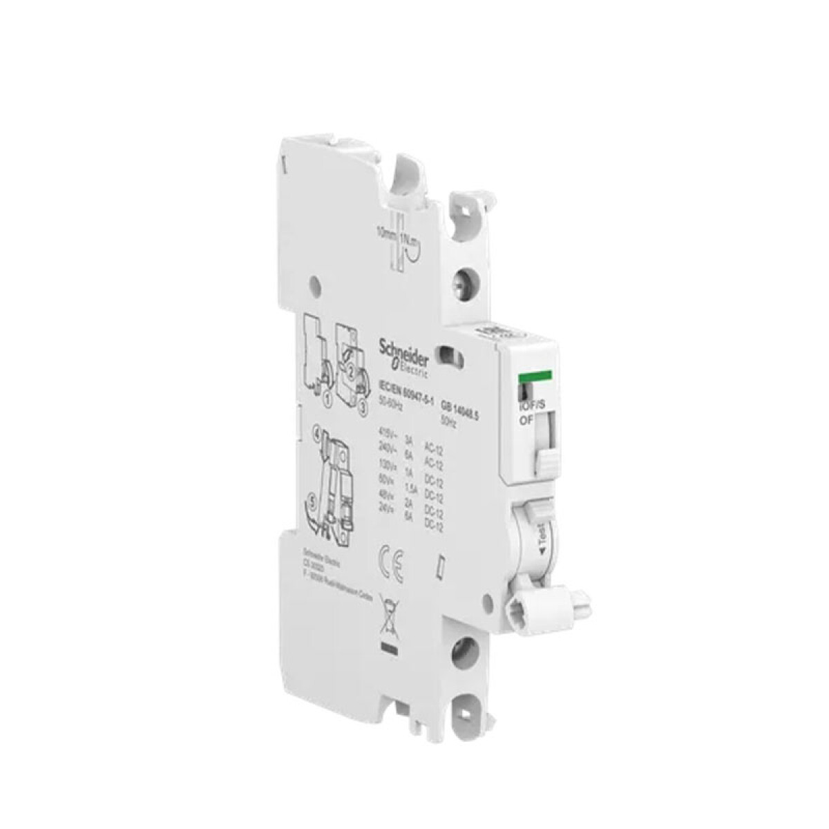 Contacto auxiliar para línea C120 C60 Schneider - MG2785 