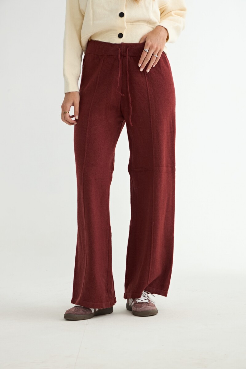 PANTALÓN TULIPA T2 - BORDO 