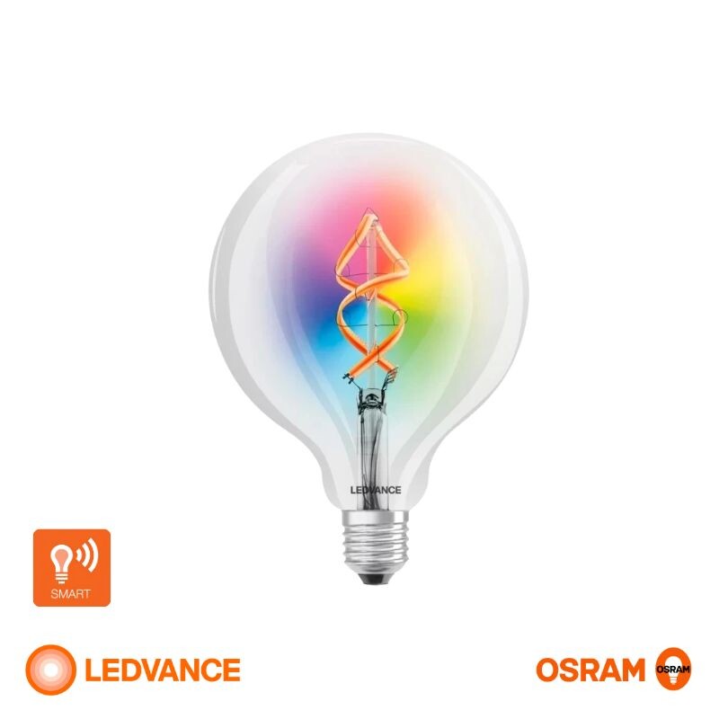 LAMPARA LED G95 SMART LEDVANCE OSRAM 6W RGBW Lámpara LED Smart WiFi LEDVANCE OSRAM G95 6W RGBW