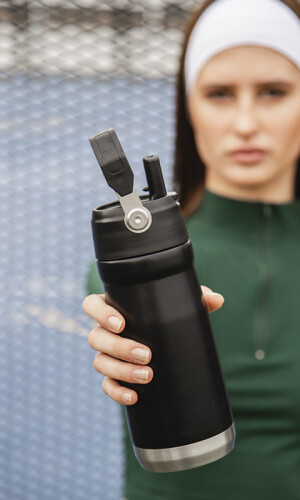 BOTELLA MALAQUITA NEGRO