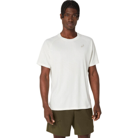 Polo Tenis Game All Over Print Ss Top Hombre Cream