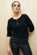 TOP INGRID Negro