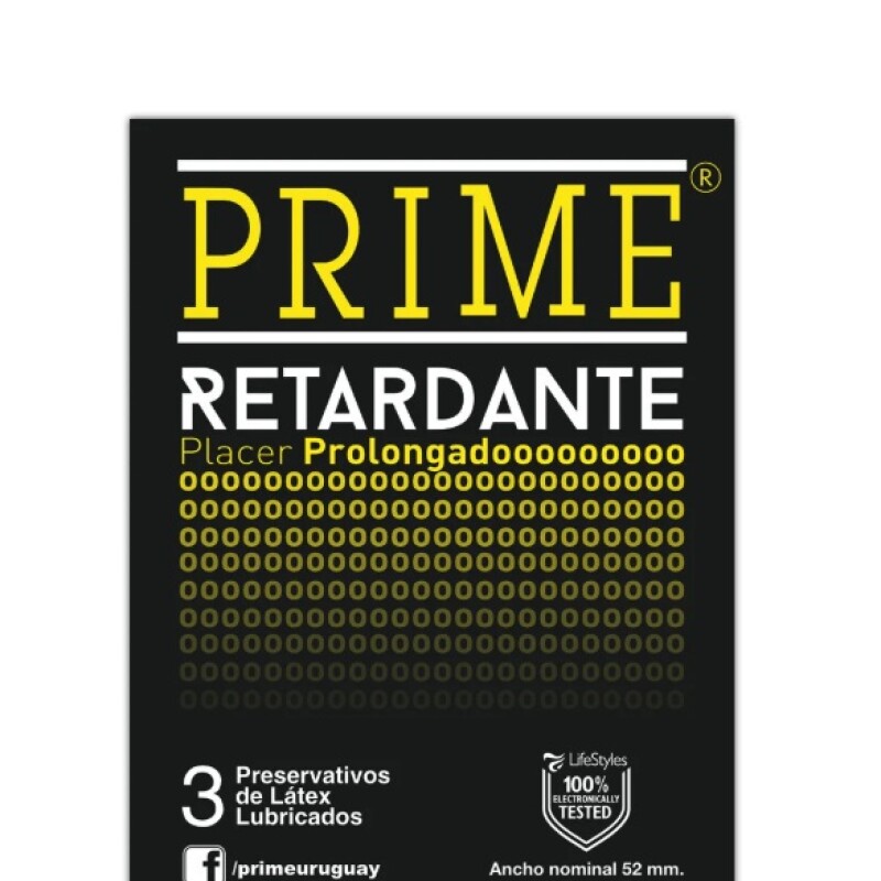 Preservativos Prime Retardante 3 Unidades Preservativos Prime Retardante 3 Unidades