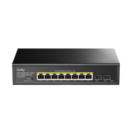 Switch Cudy Gigabit 8 Puertos Poe+ y 2 Sfp 001